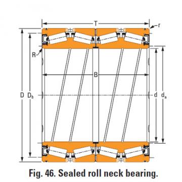 Rolamentos de rolo de rolo selado k160971 O-ring