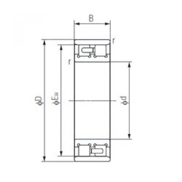 Rolamento NN3019 NACHI #1 image