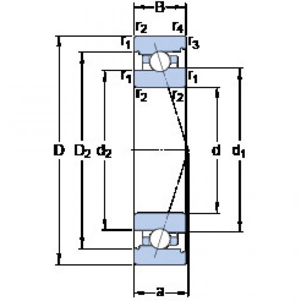 Rolando 7017 CB/HCP4A SKF #1 image