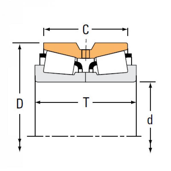 Bearing NA329120 329173CD #2 image